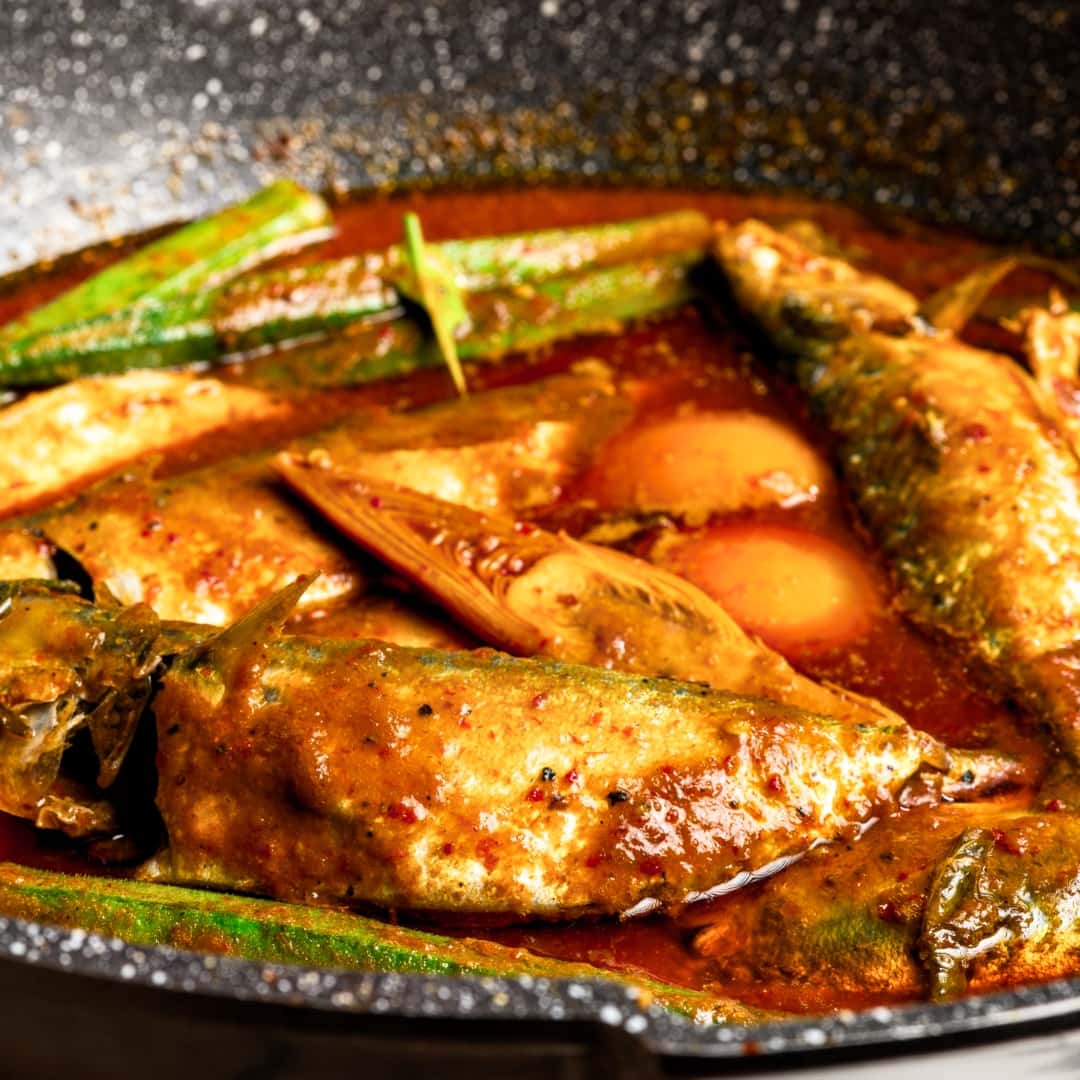 Resepi Asam Pedas Ikan Kembung dan Sambal Belacan