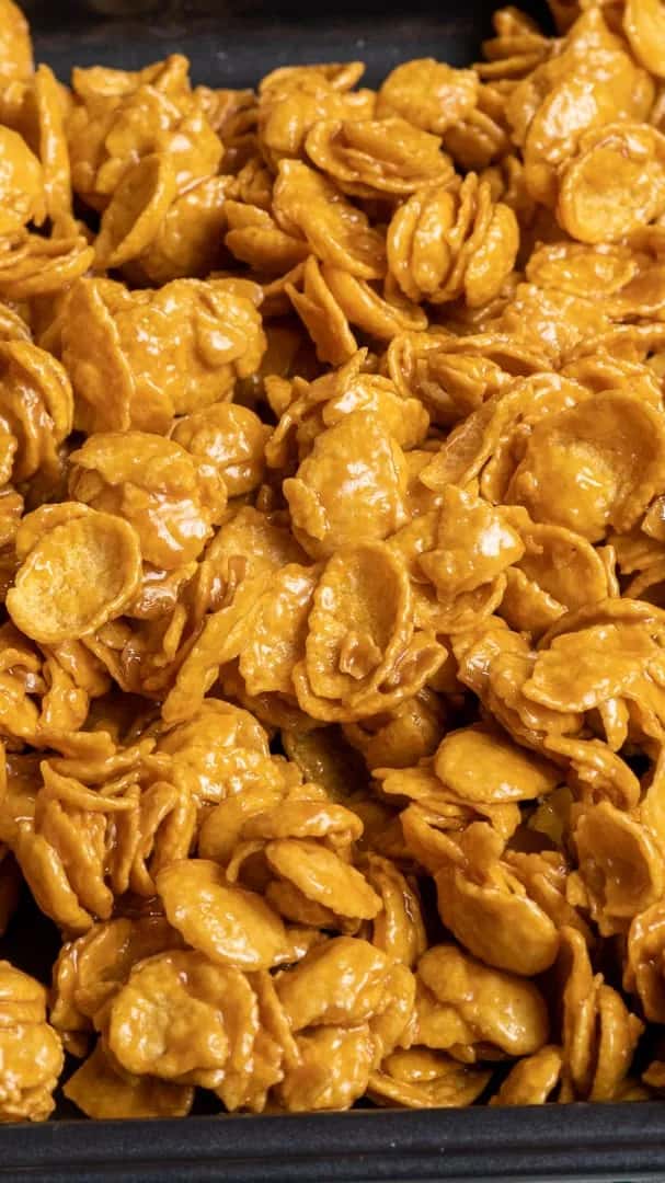 Resepi Salted Caramel Cornflakes