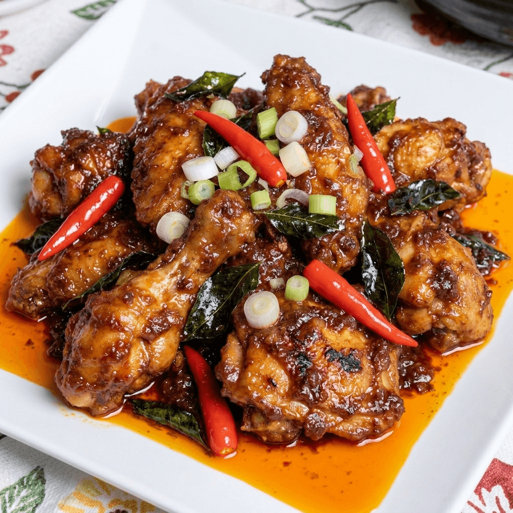 Resepi Ayam Masak Kam Heong