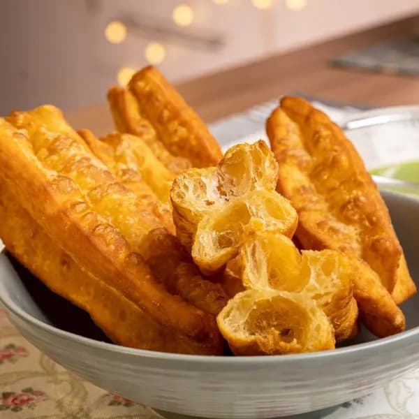 Resepi Cakoi Rangup Tanpa Yis (Tetap Berongga) + Sos Pandan Sedap