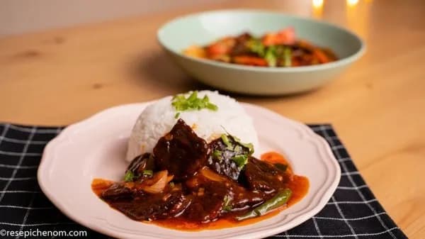 Resepi Daging Masak Merah ala Thai