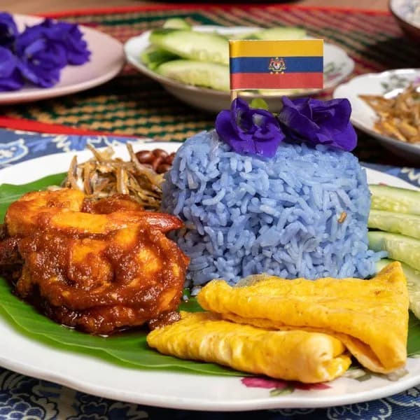 Resepi Nasi Lemak Bunga Telang
