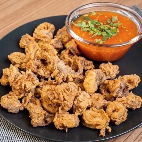 Resepi Sotong Goreng Tepung Dan Sos Cicah Ala Thai
