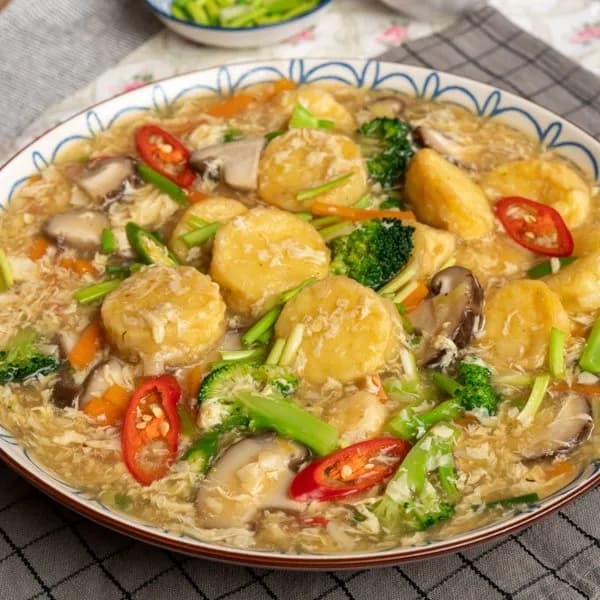 Resepi Tauhu Telur Masak Sayur Campur