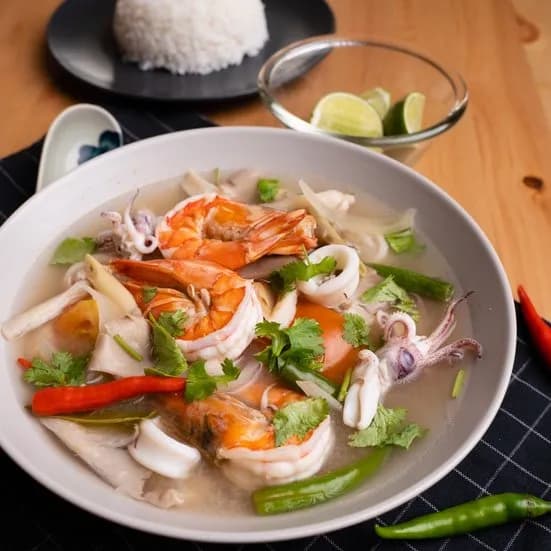 Resepi Tomyam Putih ala Restoran Thai