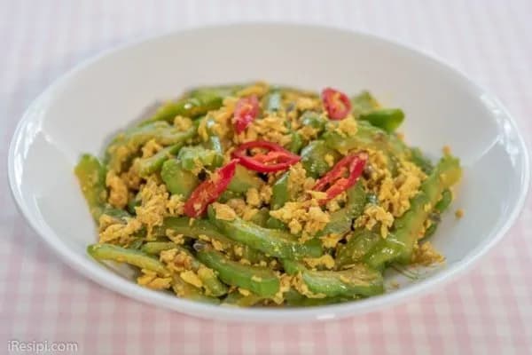 Resepi Peria Goreng Telur