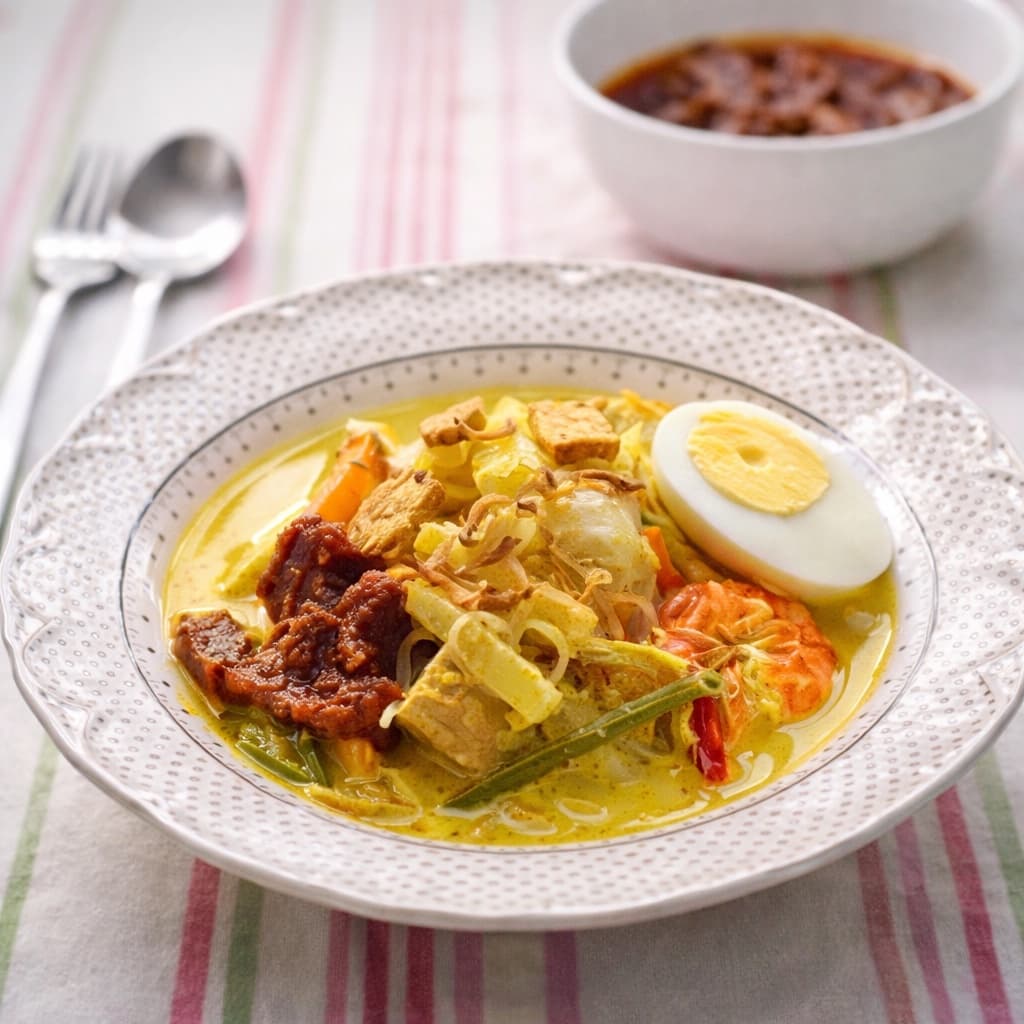 Resepi Lontong dan Kuah Lodeh