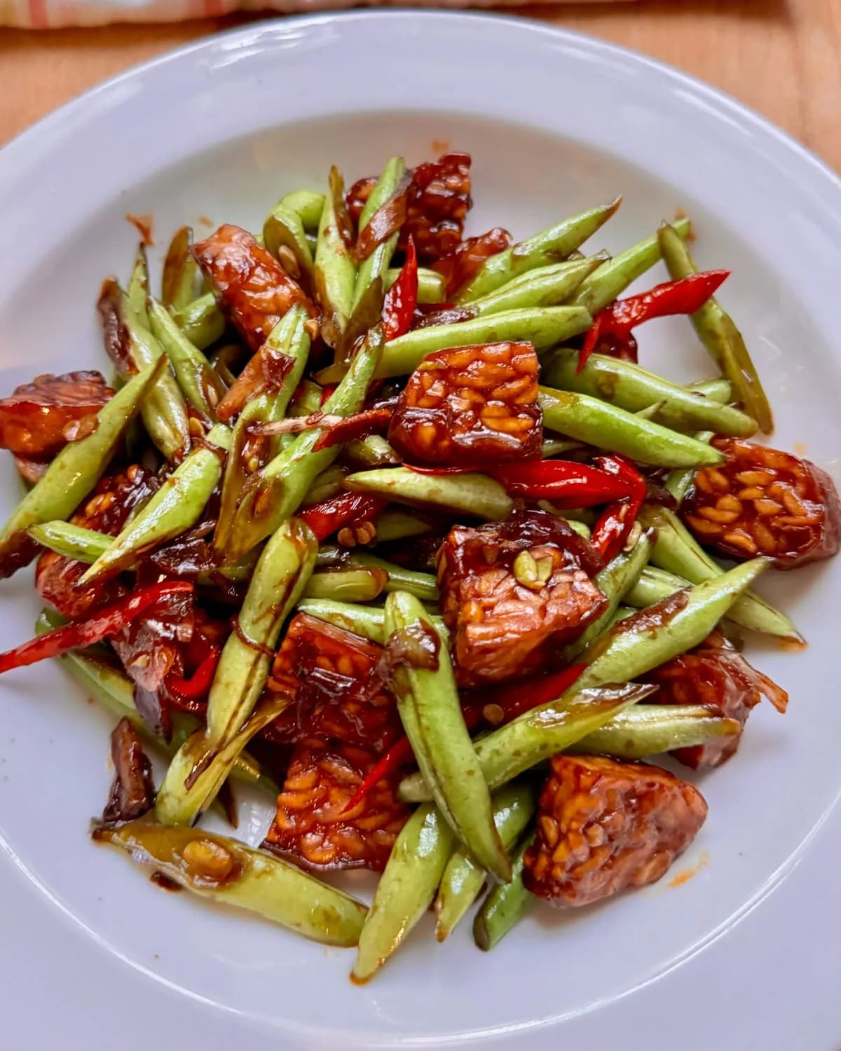 Resepi Kacang Buncis Goreng Tempe