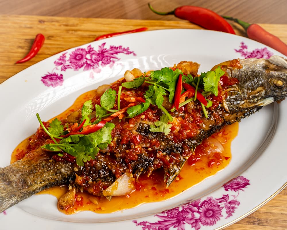 Resepi Siakap Goreng Sos Thai