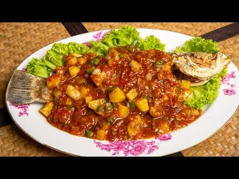 Resepi Ikan Siakap 3 Rasa Gaya Restoran Thai