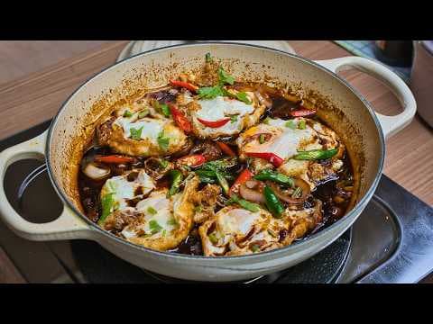 Resepi Telur Masak Kicap Gaya Makcik Kantin