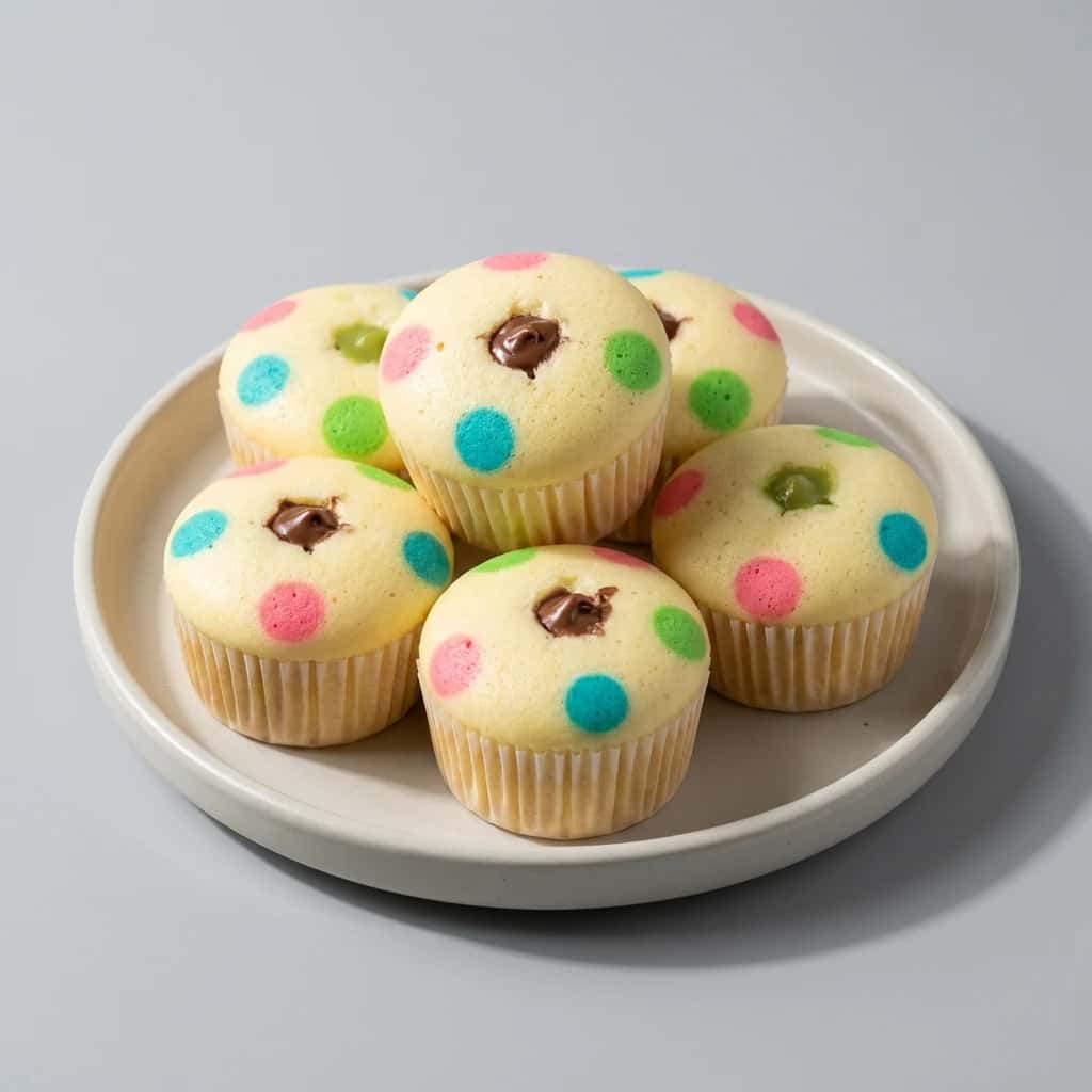 Apam Polkadot Gebu (Kukus) – Comel, Lembut & Tak Merekah