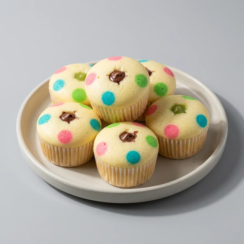 Apam Polkadot Gebu (Kukus) – Comel, Lembut & Tak Merekah