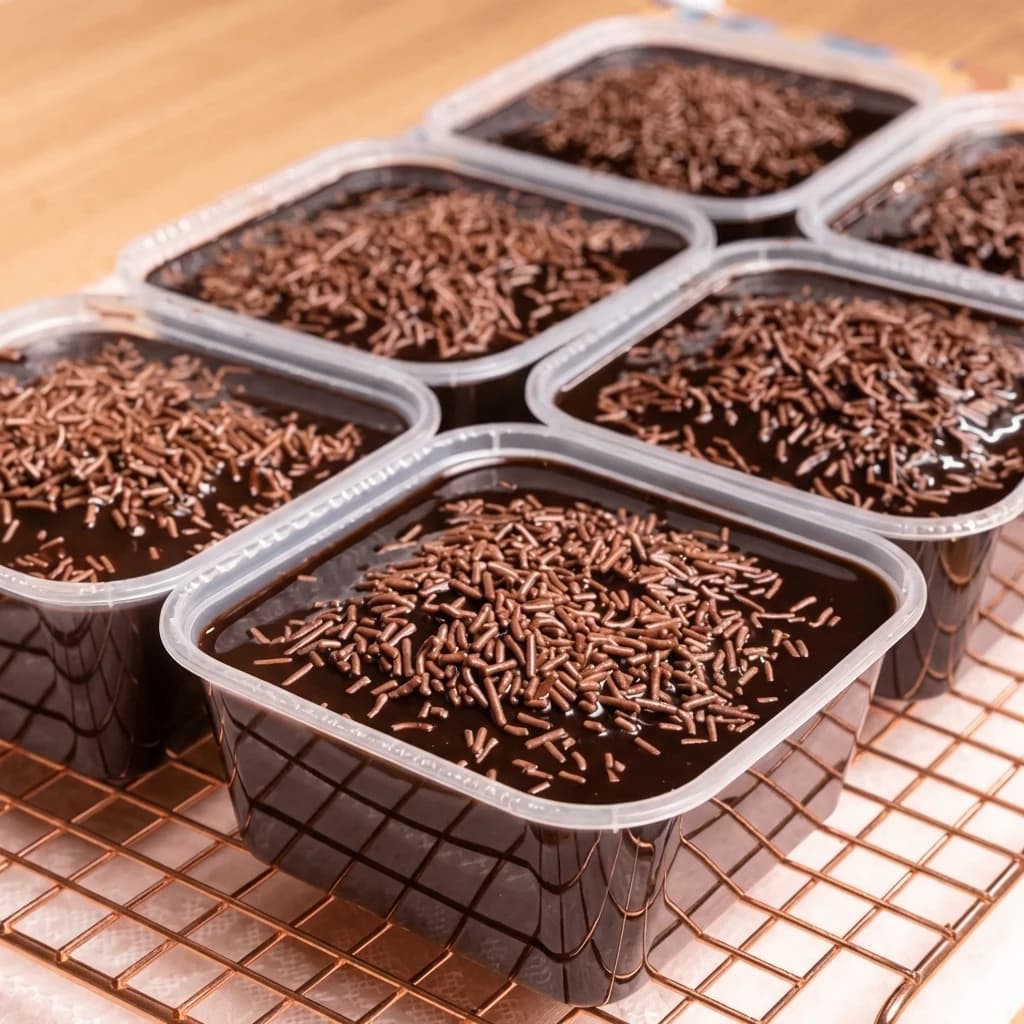 Kek Coklat Moist Leleh