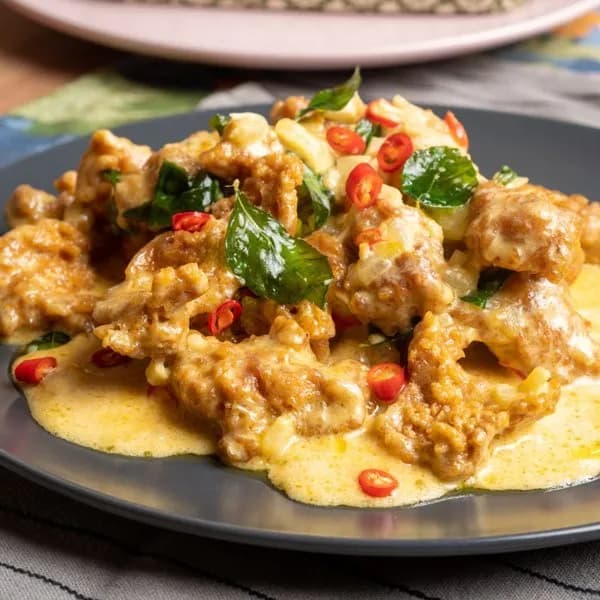 Resepi Ayam Masak Butter Pedas Berlemak & Rangup