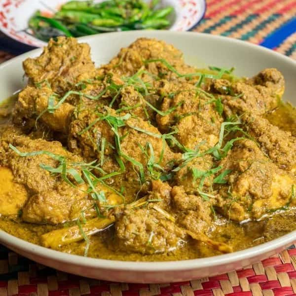 Rendang Ayam Cili Api Hijau