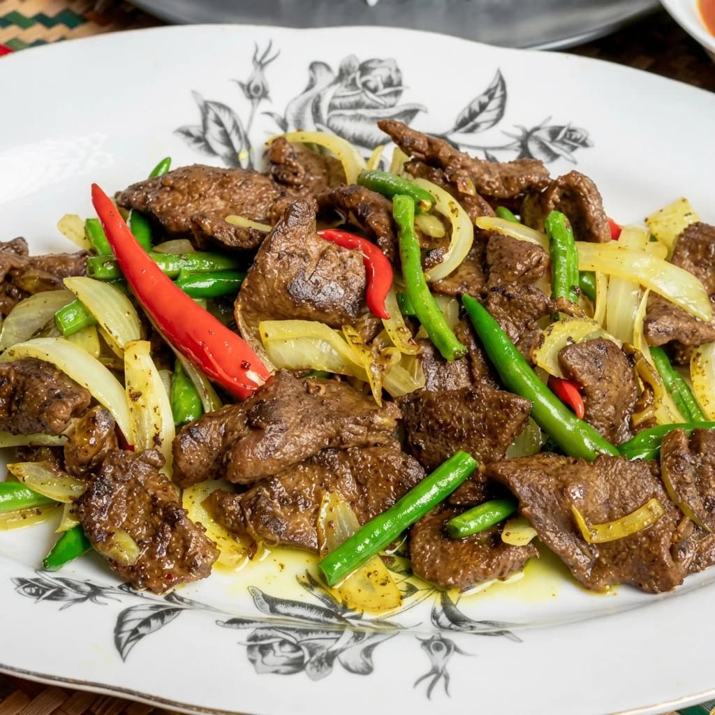 Resepi Daging Goreng Kunyit