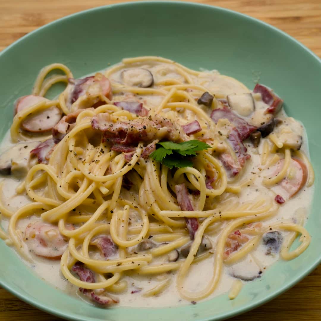 Resepi Spaghetti Carbonara Sos Prego