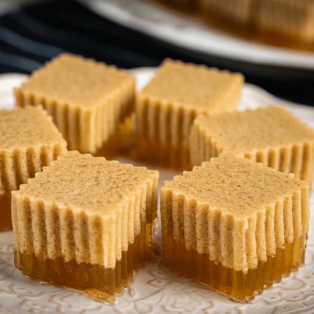 Agar-Agar Santan Gula Melaka Lumut (Resepi Sukatan Cawan)