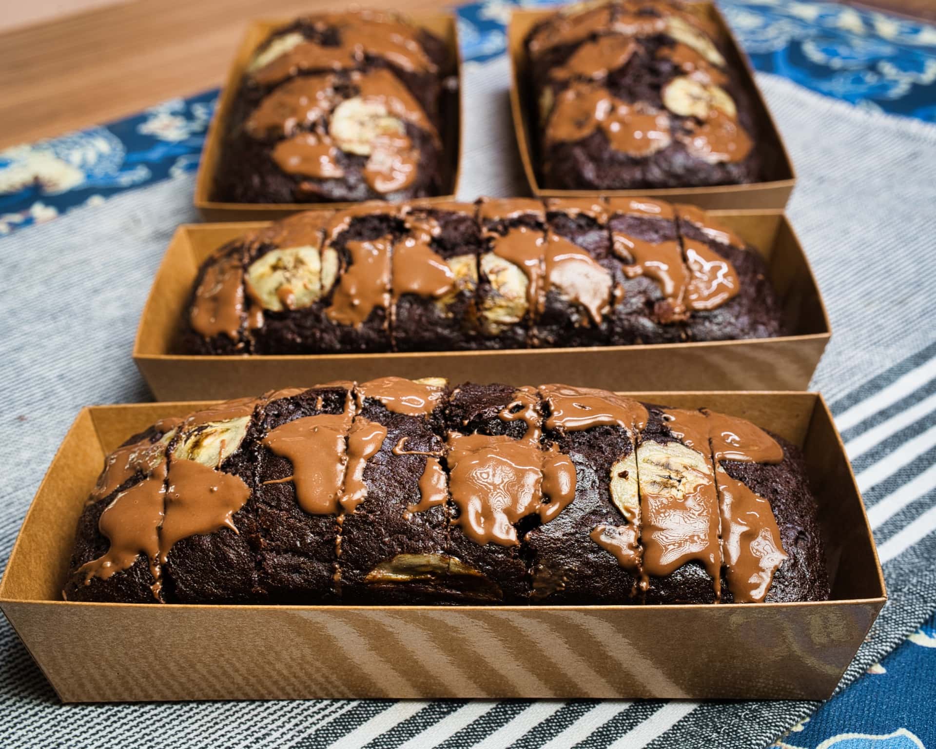 Resepi Kek Loaf Pisang Coklat (Edisi Niaga)