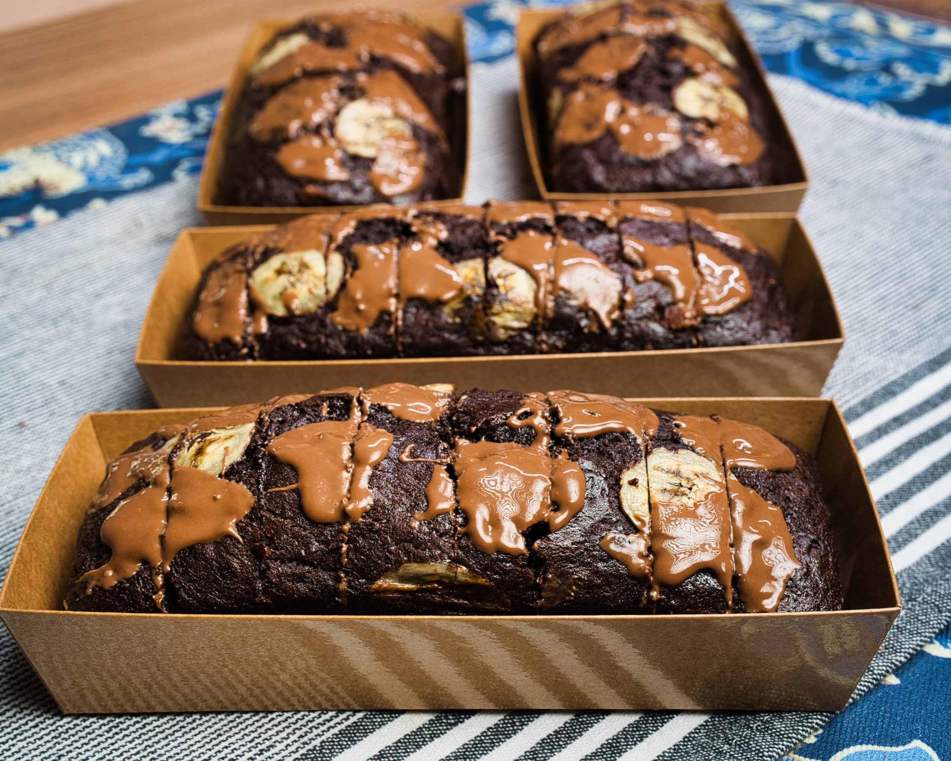Resepi Kek Loaf Pisang Coklat (Edisi Niaga)