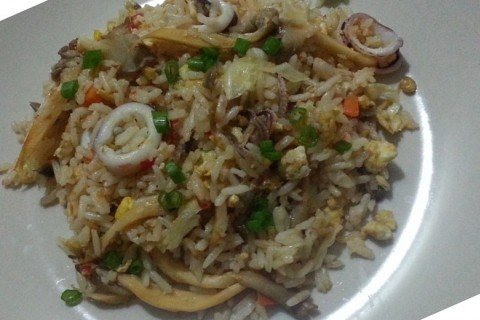 Mushroom Fried Rice