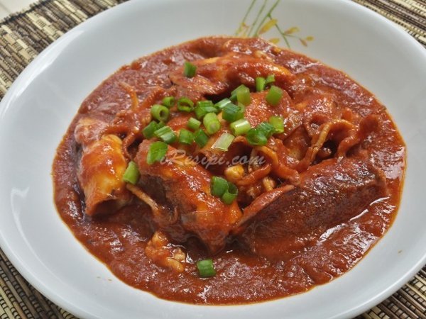 Sambal Tumis Sotong