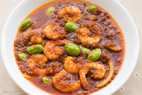 Sambal Tumis Udang Petai