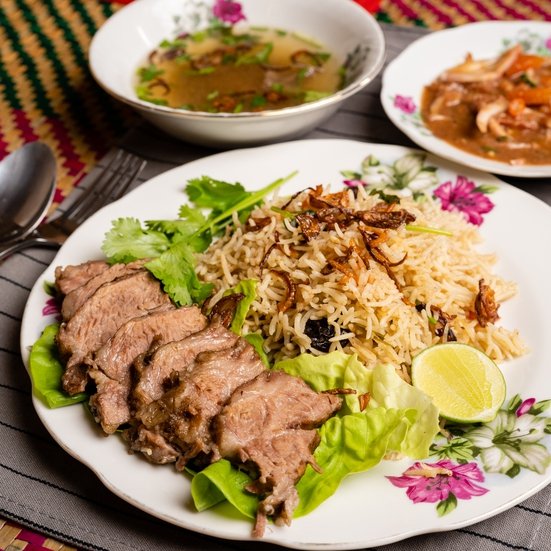 Nasi Daging & Air Asam Kerisik Utara