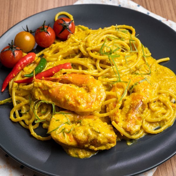 Spaghetti Masak Lemak Cili Api Udang