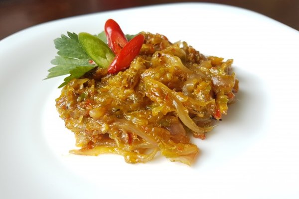 Sambal Tempoyak Ikan Bilis Goreng