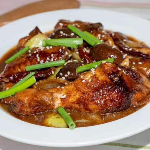 Ayam Masak Kicap Style Chinese