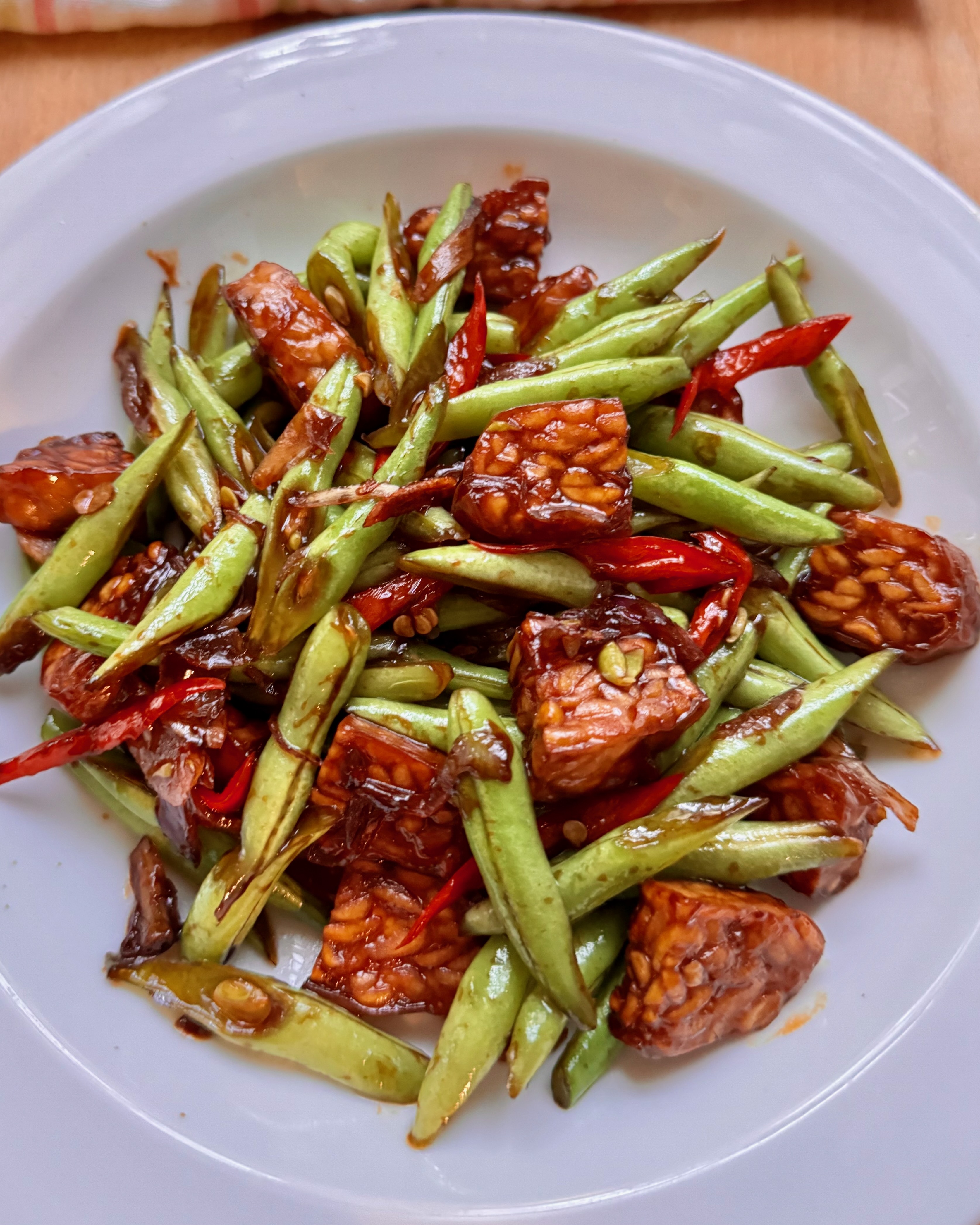 Kacang Buncis Goreng Tempe