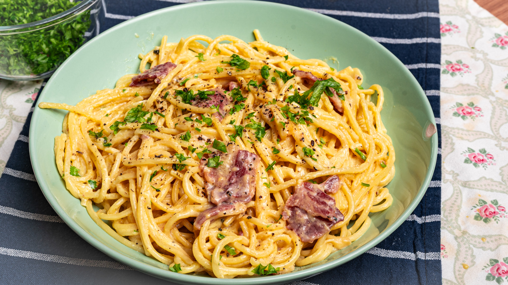Spaghetti Carbonara Tanpa Telur (Versi Halal & Autentik)