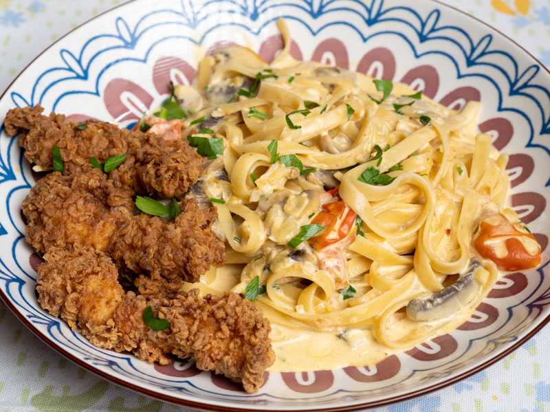 Creamy Pasta Pedas Bersama Fillet Ayam