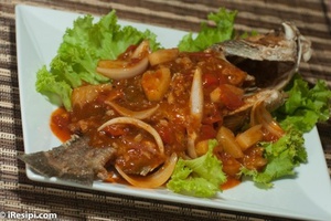 Sea Bass with Sweet andSour Sauce